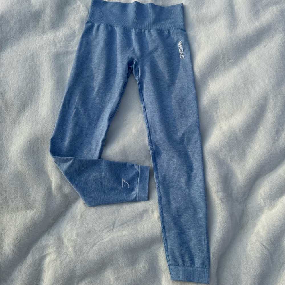 gymshark blue leggings – size s